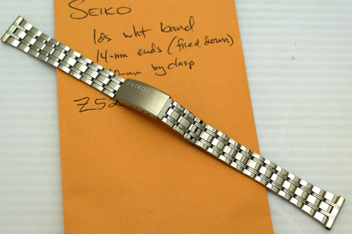 SEIKO Vintage NOS Women's Watch Band Bracelet Stainless Replacement Z523SX - 第 1/3 張圖片