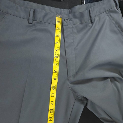 Nike Dri-Fit Uomo 36x32 Standard Fit Grigio Pantaloni da Golf Elasticizzati Vita Tinta Unita Preppy - Foto 5 di 19