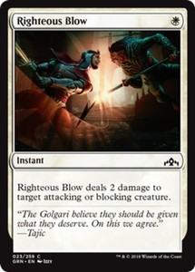 Righteous Blow x4 - Guilds of Ravnica - NM-Mint, English - Guilds of Ravnica