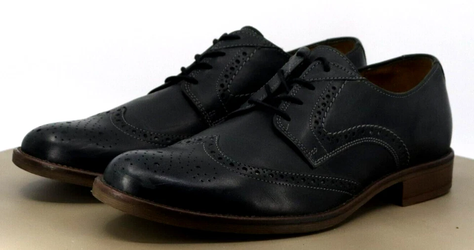 Bostonian Men's Wingtip Brogue Dress Shoes Size 10.5 Leather Black - Image 3 of 4