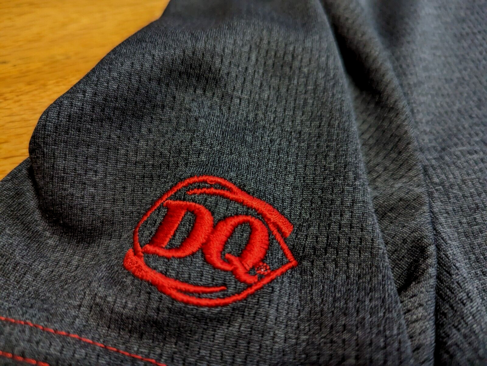 DQ Dairy Queen Uniform Employee Embroidered Polo Shir… Gem