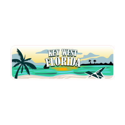 Standard Plus Key West, Florida Wall or Door Sign | Famous US Beaches Souvenir