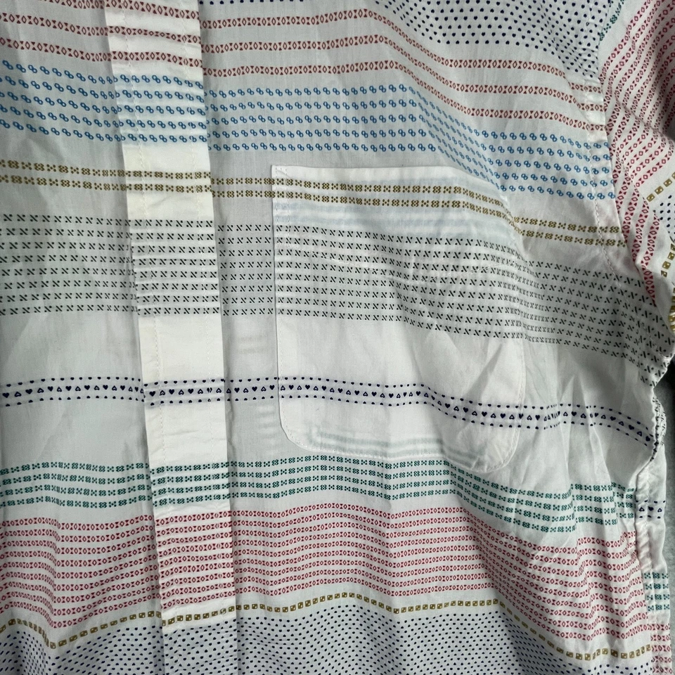 Camisa Engineered Garments Para Hombre Pequeña Rayas Abotonada Manga Larga Japonesa Foto 3 de 4