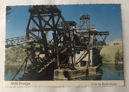 Gold Dredge Postcard ( See Description) (H2) - Foto 1 di 2