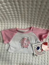 Build A Bear New York Yankees T-Shirt for Plush Bears MLB Genuine Merchandise