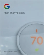 Nest Thermostat E Programmable Smart Thermostat - White (T4000ES) Never Used