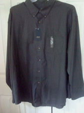 Big Mens Arrow Dress Shirt Dark Gray Size 2X New