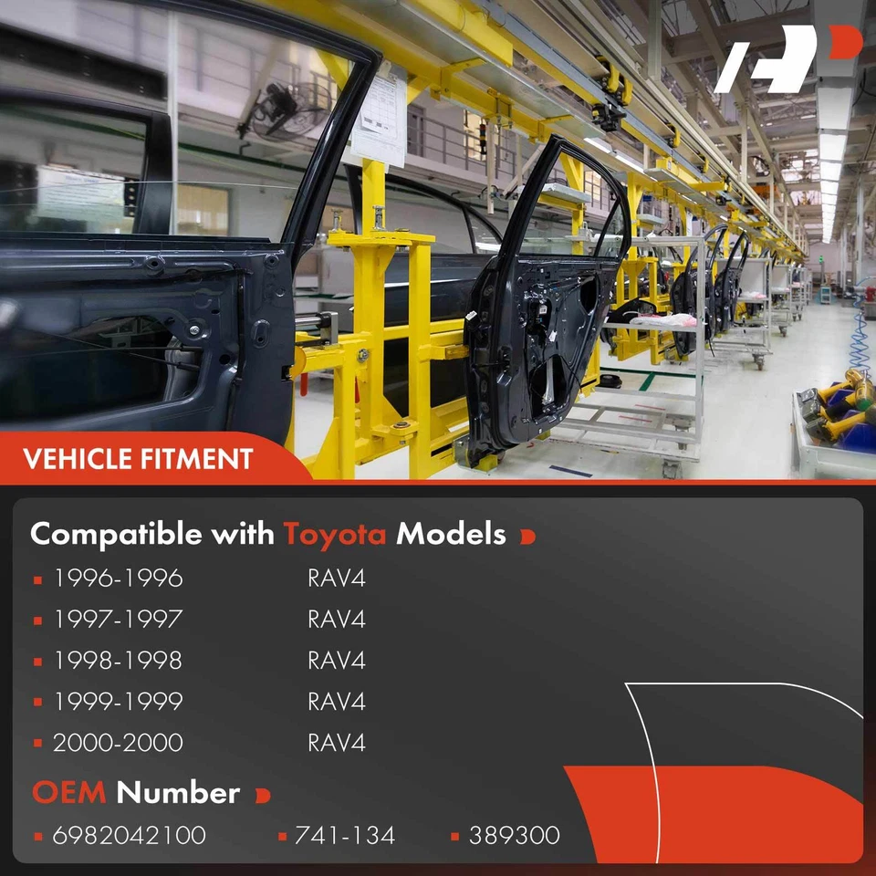 Regulador de ventana eléctrica con motor conductor delantero izquierdo para Toyota RAV4 96-00 4 puertas Foto 3 de 4