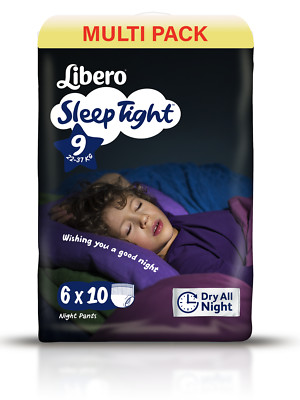 Libero Sleeptight 9 - 22-37kg - 6er Pack à 10er - Multipack
