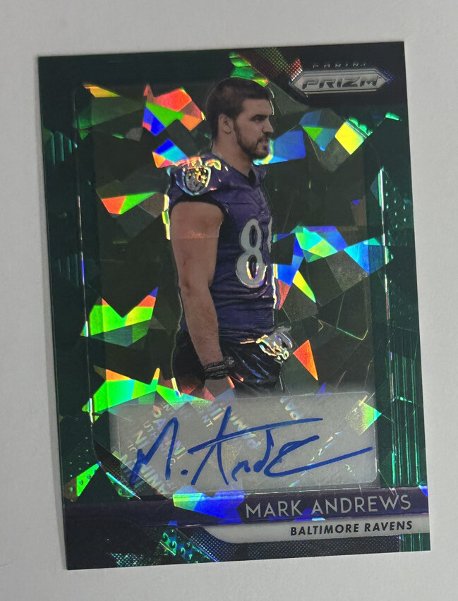 2018 Panini Prizm Green Ice Mark Andrews Rookie Auto 59/75