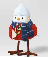 Target Feathery Friends Bird Holiday 2024 BERRY HOLDING HOLLY SPRIG Figurine