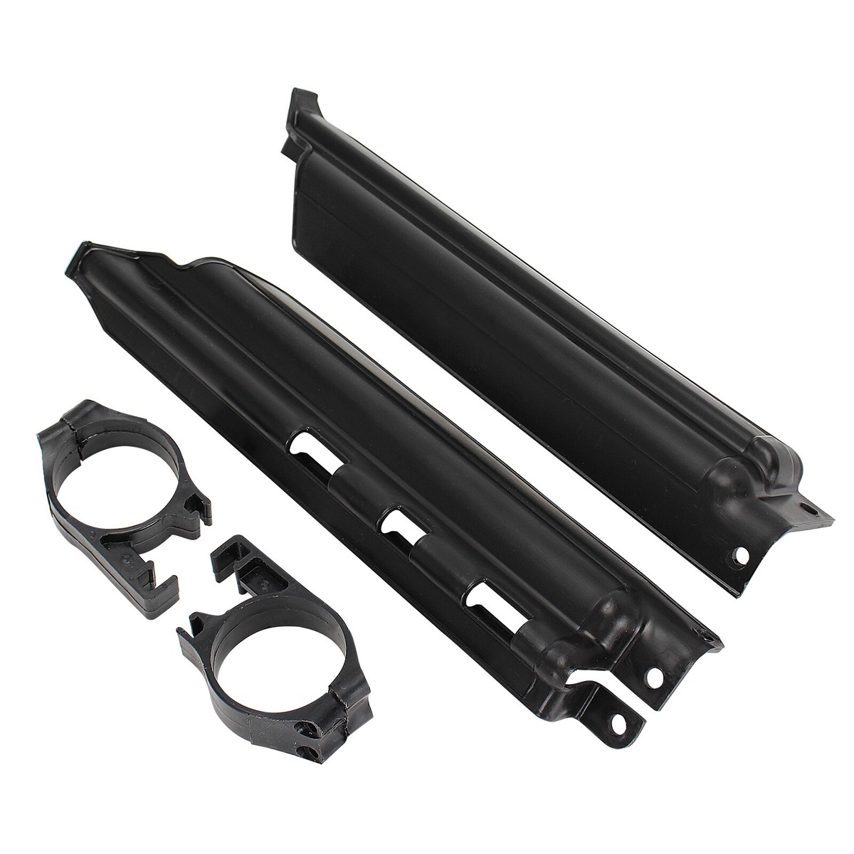 Front Fork Slider Guards For Kawasaki KDX200/250 (93-94) & KLX250 (94-96) - Black