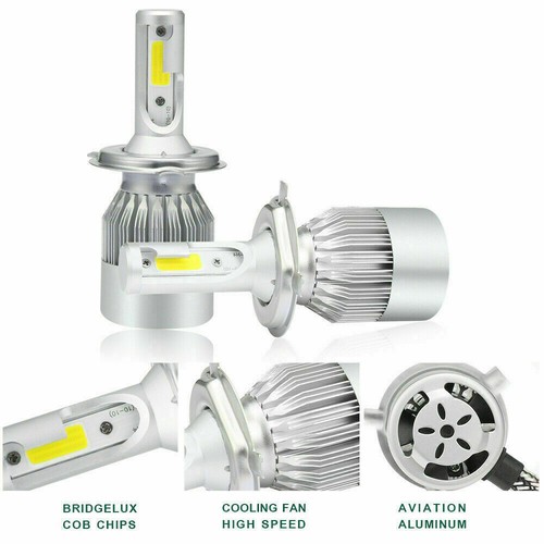 6000k LED Headlight Light Bulb Conversion Kit for Hino 145 165 185 258 268 338 - Foto 3 di 9