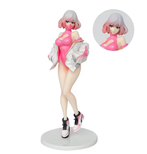 24cm Astrum Design Luna illustration by YD Anime Figure Sexy Pink Mask Girl - Bild 3 von 6