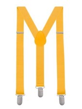Suspenders for Men, Men's Suspenders, Suspenders Women - Adjustable 1 Yellow