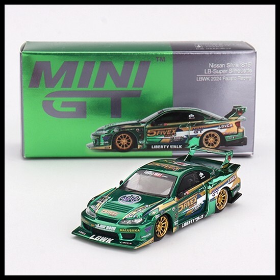 MINI GT 858 日産シルビア S15　LBWK 限定2024 MINI GT 858 Nissan S15 SILVIA LB-Super Silhouette LBWK 2024