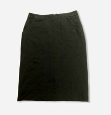 Women's Ponte Pencil Mid Rise Flat Front Skirt - A New Day - Black -Size 6 -S475