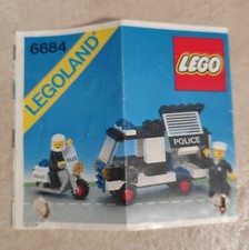 Lego 6684 Police Patrol Squad - Istruzioni notice (1984)