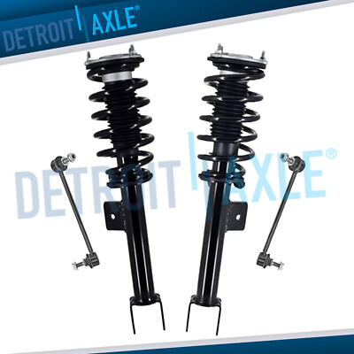 RWD Front Struts w/ Coil Spring Assembly Sway Bars for 2019 - 2022 Tesla Model 3
