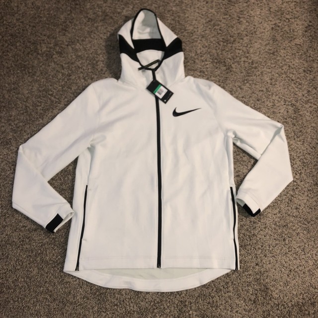 nike showtime hoodie white