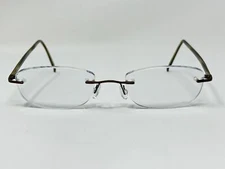 Marchon Airlock2 Eyeglasses Frame 770/37 014 Bronze Rimless 52[]21 140