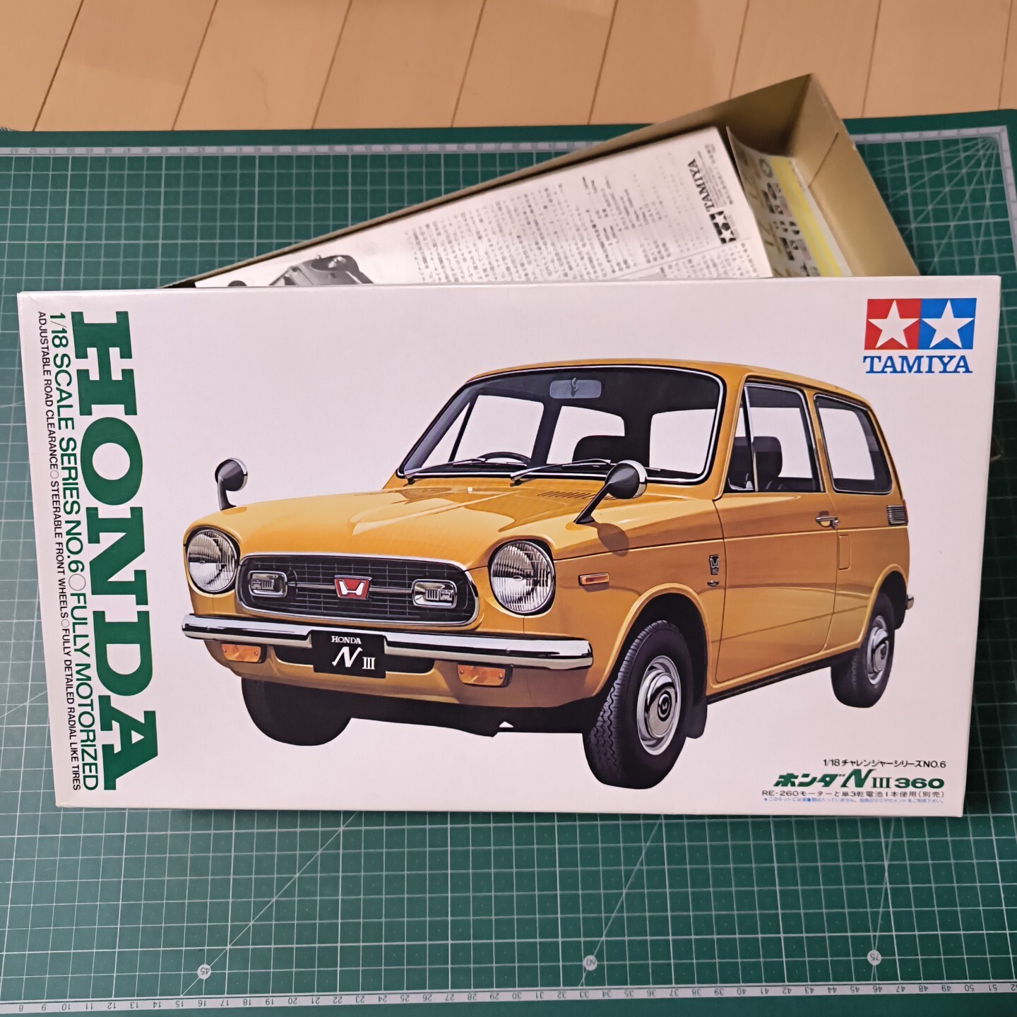 Tamiya 1/18 Honda N Ⅲ 360 1/18 Scale Series No.6