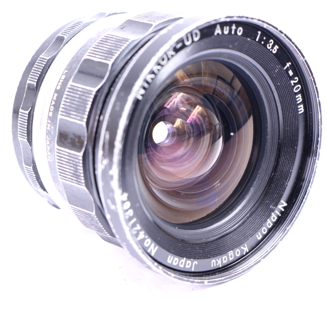 Nikon Nikkor-U.D 20mm f/3.5 Non AI Nippon Kogaku Japan Ultra Wide
