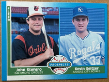 KEVIN SEITZER 1987 FLEER PROSPECTS ROOKIE Card #652 NM-MT Condition. rookie card picture