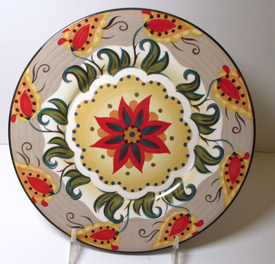 1 Tabletop gallery Odessa salad plate  8 5/8 '' Salad Plate Mullticolored