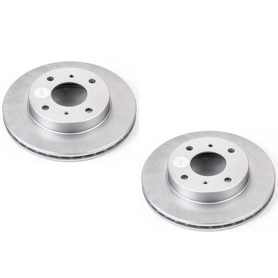 SET-P15JBR503EVC-2 Powerstop 2-Wheel Set Brake Discs Front 4-Wheel ABS  for 240