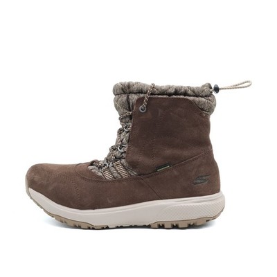 Skechers Damen SN 15573 Stiefel Braun Leder/Textil Outdoor Outdoor-Stiefel EU 39
