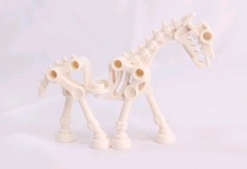 Lego White Skeleton Horse Minifigure Skeletal Animal Castle Fantasy Era