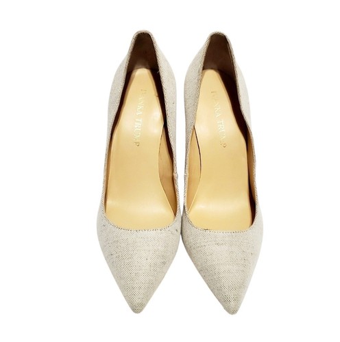 Ivanka Trump Pump Linen Heels Size 7M. - Picture 3 of 16