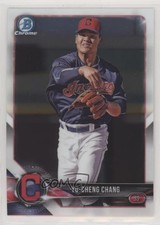 2018 Bowman Chrome Prospects Yu Chang Yu-Cheng Chang #BCP128 9gy