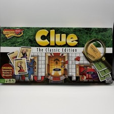 Clue Board Game The Classic Edition 1949 Remake Hasbro COMPLETE