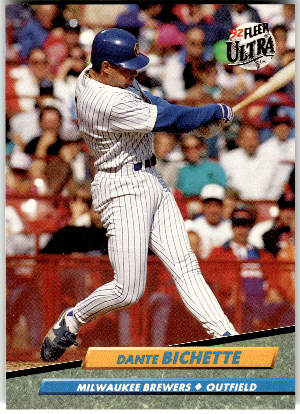 1992 Fleer Ultra #79 DANTE BICHETTE Milwaukee Brewers MLB Baseball