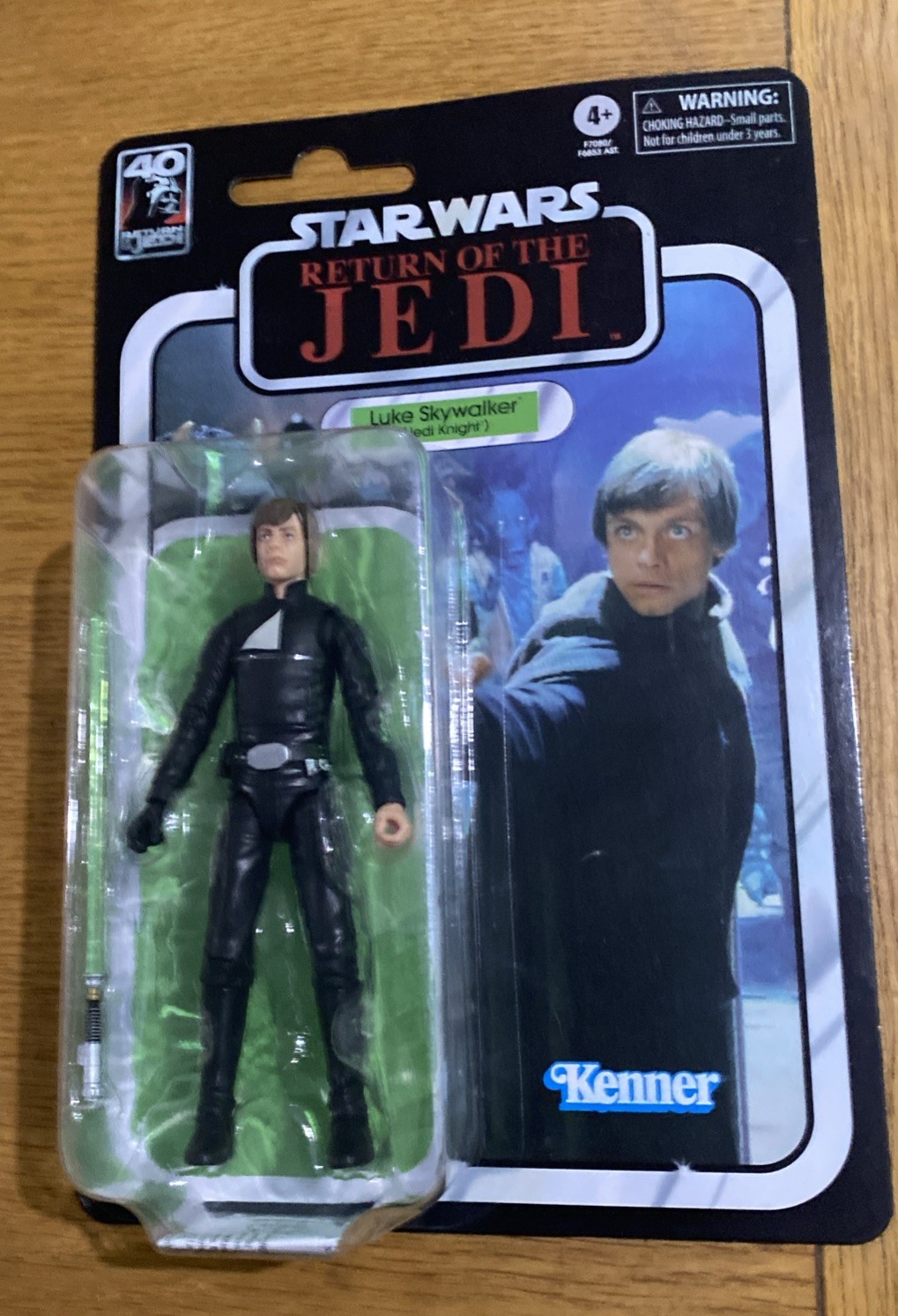 Hasbro Star Wars Serie Negra Luke Skywalker Caballero Jedi El Retorno del Jedi Nuevo