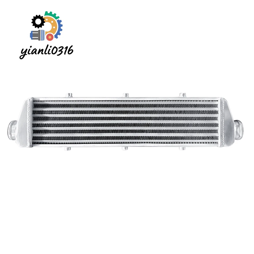 Intercooler Turbo Universal FMIC Aluminio 2.2" Entrada y Salida 27" X6.6"X 2.7" Foto 3 de 4