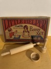 Primitve Child Kitchen Pastry Set 1920s in  Box Baking Tools wood little helper  — photo 7
