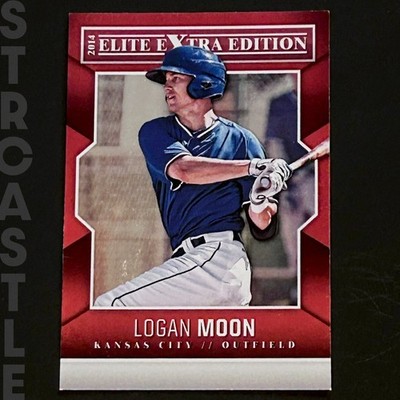 Logan Moon 2014 Panini Elite Extra Edition #11 Auto /799   Baseball Card (RC)