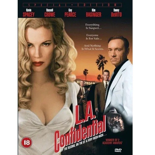 L.A. Confidential, DVD - Los Angeles Crime Action Movie (1998, Region 2)