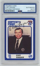 1988 Kentuckys Finest Cliff Hagan PSA Slabbed Signed Card 9 713702 