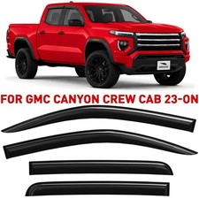 Side Window Deflectors Rain Guards for 2023-2026 GMC Canyon Crew Cab