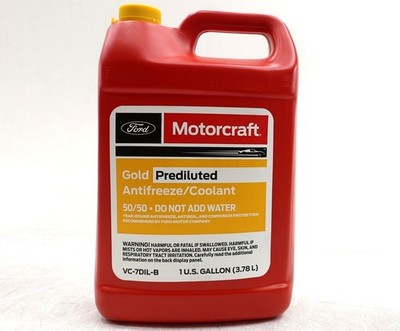 NEW Motorcraft Gold Engine Coolant Antifreeze Pre-Dilluted 1 Gallon VC-7DIL-B