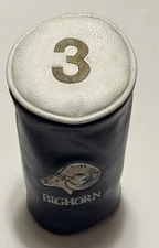 *Big Horn GC Leather Fairway Wood Headcover Sock #3, Good Condition, FREE SHIP!