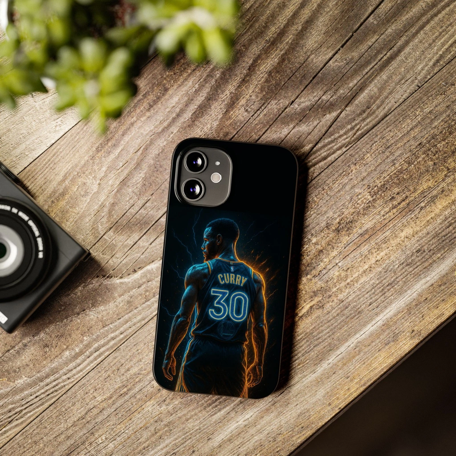 Stephen Curry Basketball iPhone Case, NBA Mobile Cover, Golden State Warriors