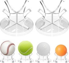 2Pcs Acrylic Baseball Holder Display Case Display for Balls Suitable for Basebal
