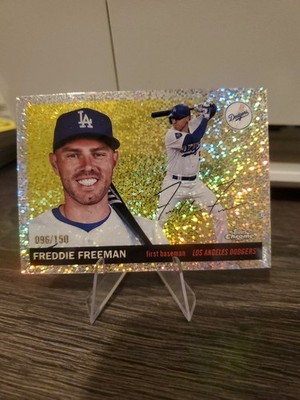 2025 Topps Chrome Platinum Baseball Freddie Freeman #79 Speckle Refractor /150