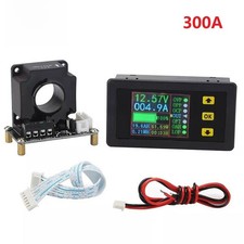 90V 100A 200A 300A 500A Bidirectional Hall Sensor DC Voltage Coulomb Meter LCD
