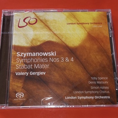 SACD  Valery Gergiev - Szymanowski Sympgonies Nos 3 & 4 , Stabat Mater